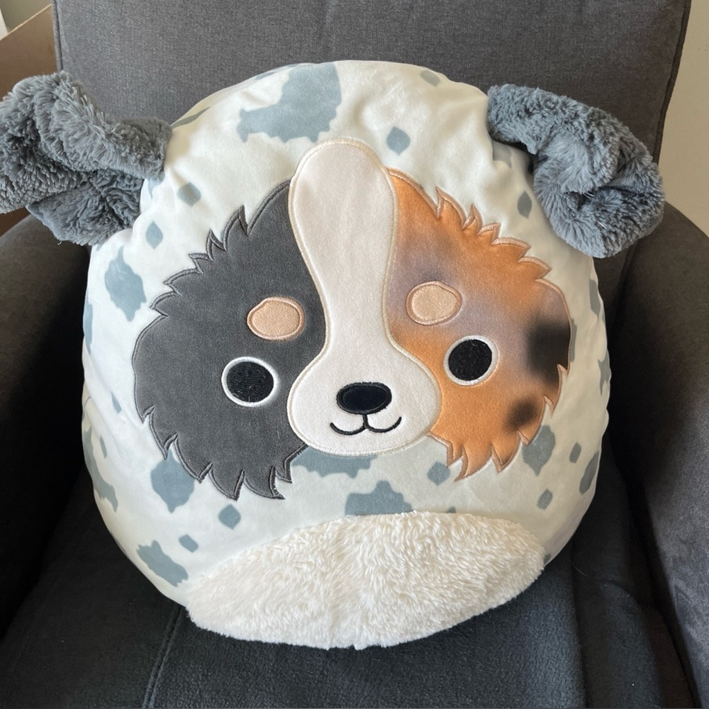 Squishmallows Collection Pet Squad Raylor the Australian Shepherd Plush 16”